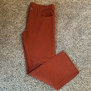 Gucci mens pants dark orange-red size 50